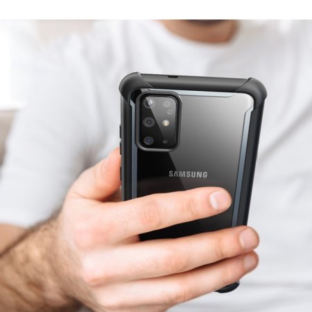 i-Blason Ares Samsung Galaxy S20 Plus Kotelo Ja Näytönsuojat - Musta