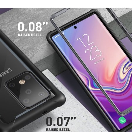 i-Blason Ares Samsung S20 Ultra Hülle & Displayschutzfolie - Schwarz