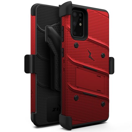 Zizo Bolt Samsung Galaxy S20 Tough Case - Red