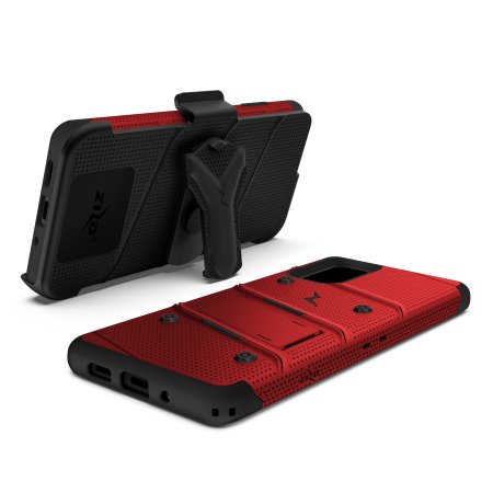 Zizo Bolt Tough Case Samsung Galaxy S20 Plus Deksel - rød