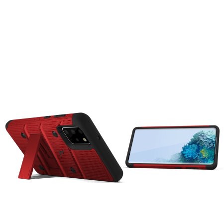Zizo Bolt Samsung Galaxy S20 Plus Tough Case - Red