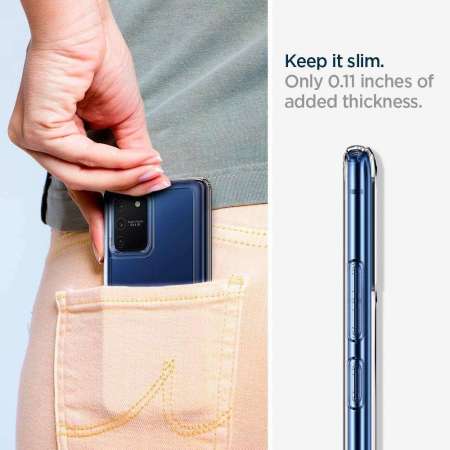 Spigen Ultra Hybrid Samsung Galaxy S10 Lite Bumper Case - Clear