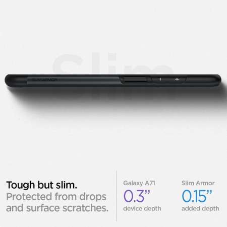 Spigen Slim Armor Samsung Galaxy A71 Case - Metal Slate