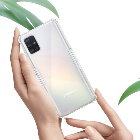 Nillkin Nature Gel Samsung Galaxy A51 Ultra Slim Case - Crystal White