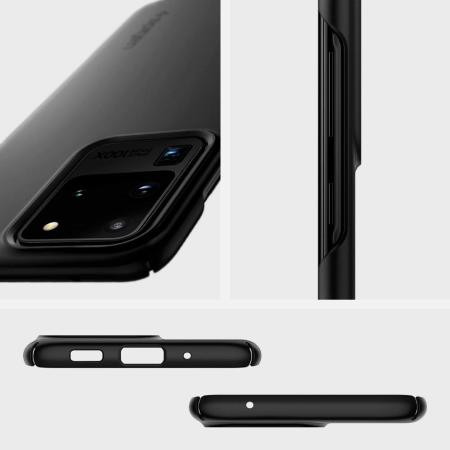 Coque Samsung Galaxy S20 Ultra Spigen Thin Fit – Noir mat