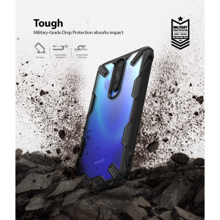 Ringke Fusion X Xiaomi Poco X2 Tough Case - Black