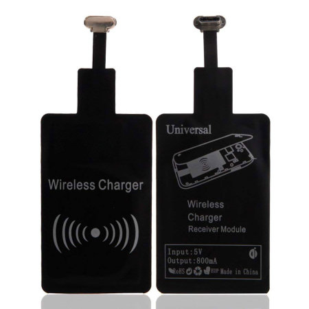 Ultra Thin Samsung Galaxy A51 USB-C Qi Wireless Charging Adapter
