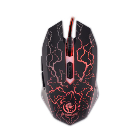 Rebeltec Diablo Lightening Gaming Mouse - Red LED