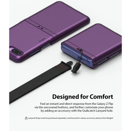 Ringke Slim Samsung Galaxy Z Flip Tough Case - Purple