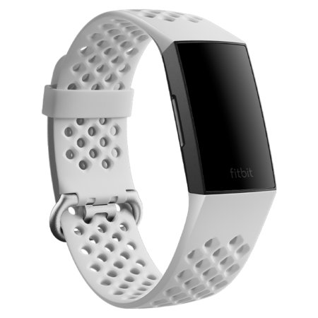 Fitbit Charge 4 Sport Band Strap - Large - Frost White