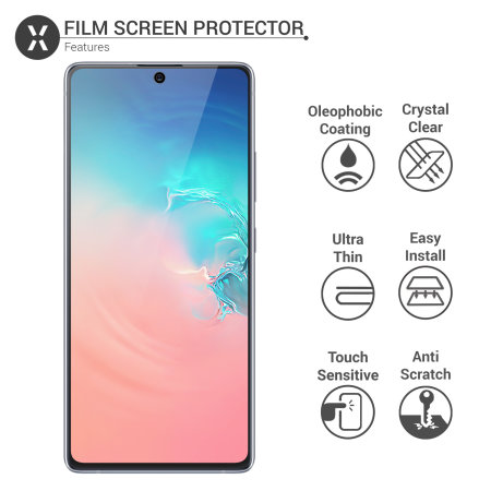 Olixar Samsung S10 Lite Privacy TPU Film Screen Protector 2-in-1 Pack