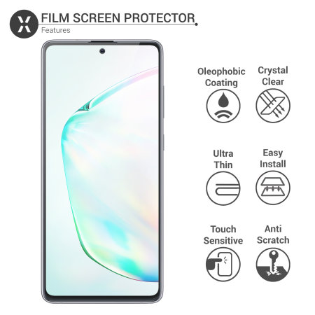 Olixar Samsung Note 10 Lite Privacy TPU Film Screen Protector 2-Pack