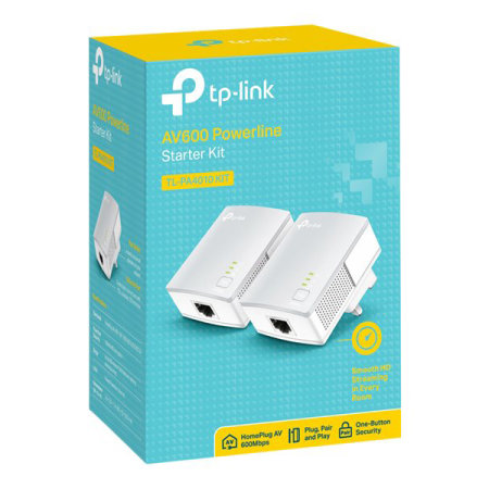 TP-Link Nano AV600 Powerline WiFi Range Extender UK Plug - White