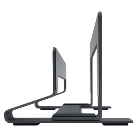 Macally Universal Vertical Laptop Stand 13"-17" - Space Grey