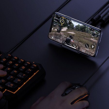 Baseus GAMO Mobile Gaming Keyboard & Mouse Hub - Black
