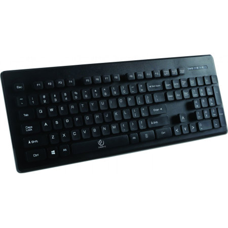 Rebeltec Wireless Bluetooth Keyboard & Mouse With Number Pad - Black
