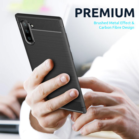 Olixar Carbon Fibre Huawei P40 Pro Case - Black