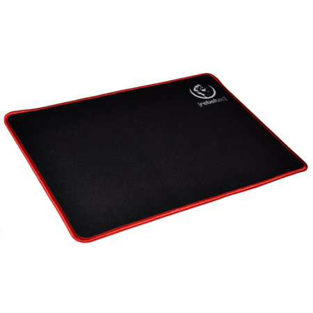 Rebeltec Ultra Glide Non-Slip Universal Office Mouse Mat - Black/Red
