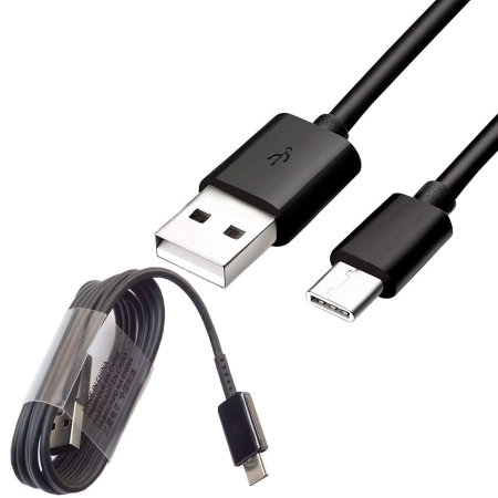 Official Samsung A01 USB-C Charge & Sync Cable - 1.2m - Black