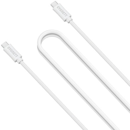 Cygnett Source LightSpeed USB-C to USB-C Extra Long 2M Cable - White