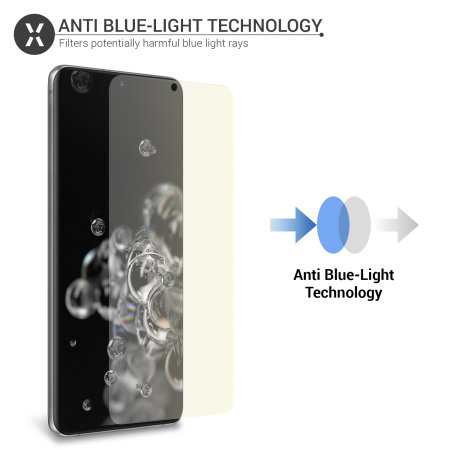 Olixar Samsung S20 Ultra Anti-Blue Light Film Screen Protector- 2 Pack