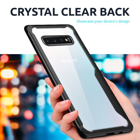 Olixar NovaShield iPhone SE 2020 Bumper Case - Black / Clear