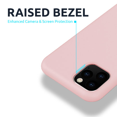 Olixar iPhone SE 2020 Soft Silicone Case - Pastel Pink