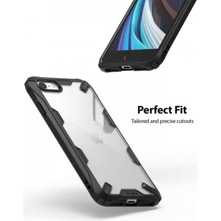 Ringke Fusion X iPhone SE 2020 Case - Black