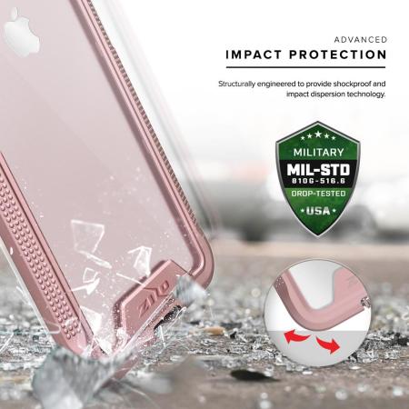 Zizo Ion Series iPhone SE 2020 Tough Case - Rose Gold