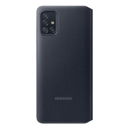 Official Samsung Galaxy A71 (5G) S View Wallet Cover Case - Black