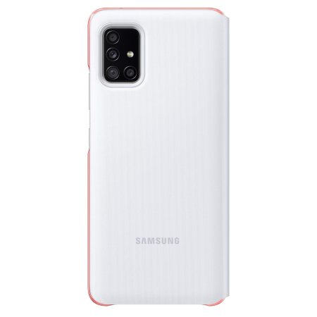 Official Samsung Galaxy A51 (5G) S View Wallet Cover Case - White