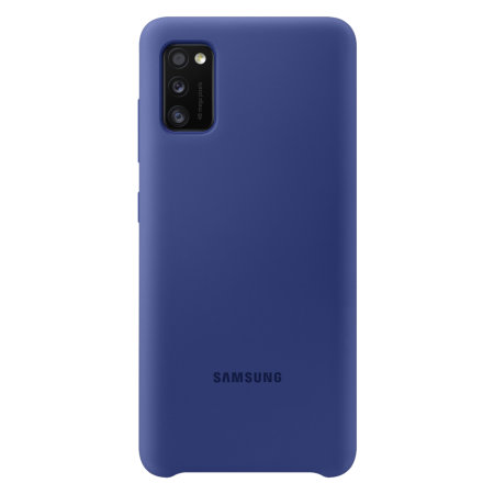 Official Samsung Galaxy A41 Silicone Cover Case - Blue