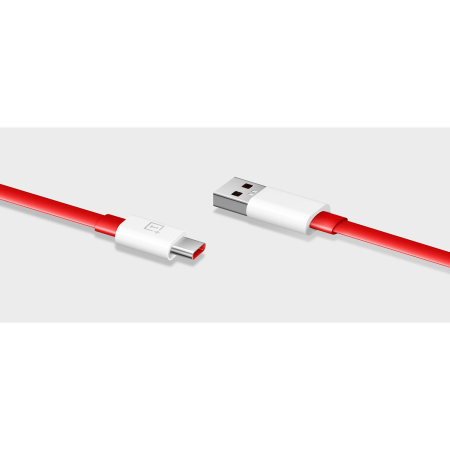 Official OnePlus Warp Charge USB-C Charging Cable 1m - Red