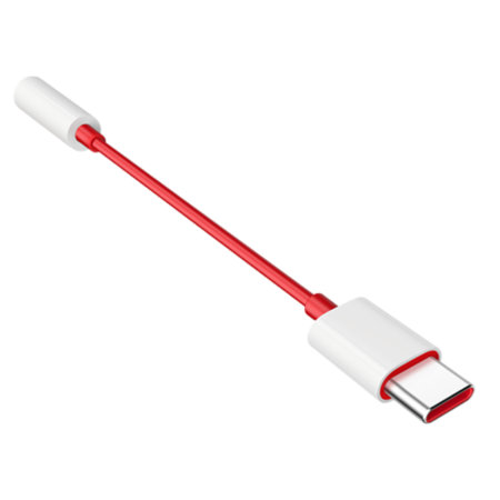 Official OnePlus Type-C To 3.5mm Audio Adapter - Red
