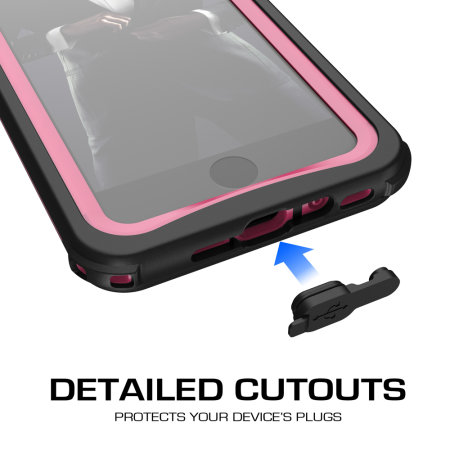 Ghostek Nautical 2 iPhone 7 / 8 Waterproof Tough Case - Pink