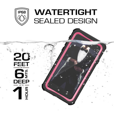 Ghostek Nautical 2 iPhone SE 2020 Waterproof Tough Case - Pink