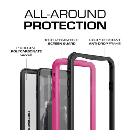 Ghostek Nautical 2 iPhone SE 2020 Waterproof Tough Case - Pink