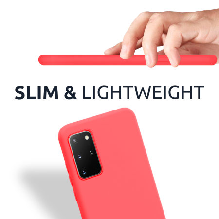 Olixar Soft Silicone iPhone SE 2020 Case - Red