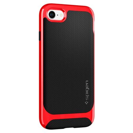 Spigen Neo Hybrid Herringbone iPhone SE 2020 Case - Dante Red