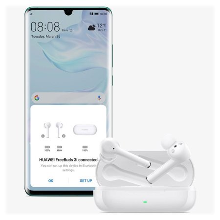 Official Huawei FreeBuds 3i ANC Wireless Earphones - Ceramic White