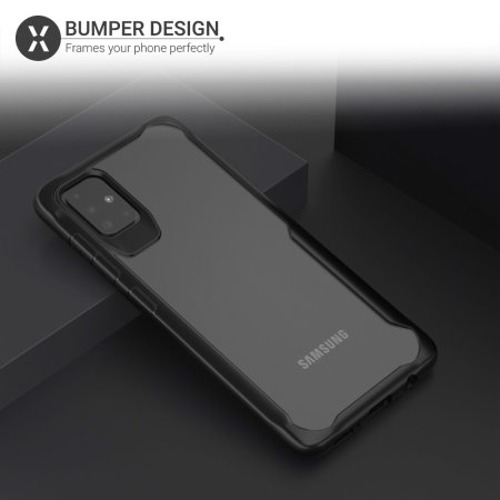 Olixar NovaShield Samsung Galaxy A71 5G Bumper Case - Black