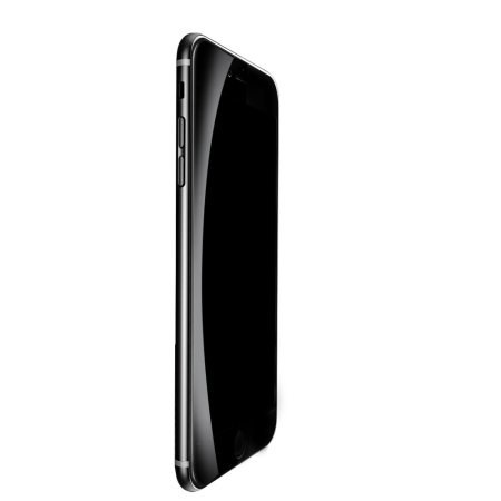 Baseus PET 3D iPhone SE 2020 Glass Screen Protector - Clear / Black