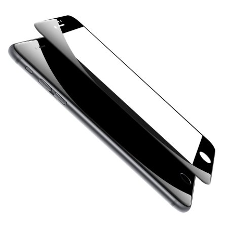 Baseus PET 3D iPhone SE 2020 Glass Screen Protector - Clear / Black