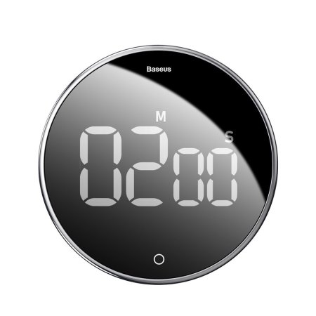 Baseus Heyo Rotation LED Countdown Timer - Black