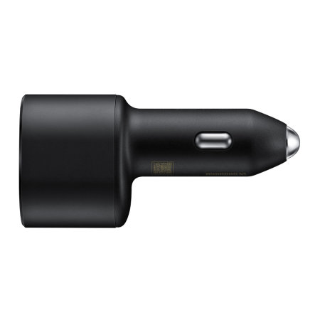 Official Samsung Galaxy S20 45W PD Dual Fast Car Charger - Black