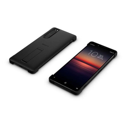 Official Sony Xperia 1 II Style Cover Stand Case - Black