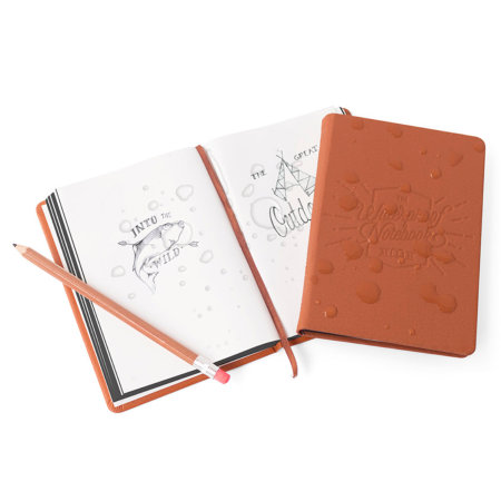 Luckies All Weather 100% Waterproof Notebook - Brown - 80 Pages