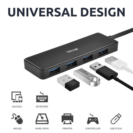 Olixar 4-Port USB Extender Hub For Laptop & PCs Reviews