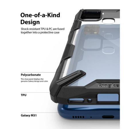 Ringke Fusion X Samsung Galaxy M31 Case - Black