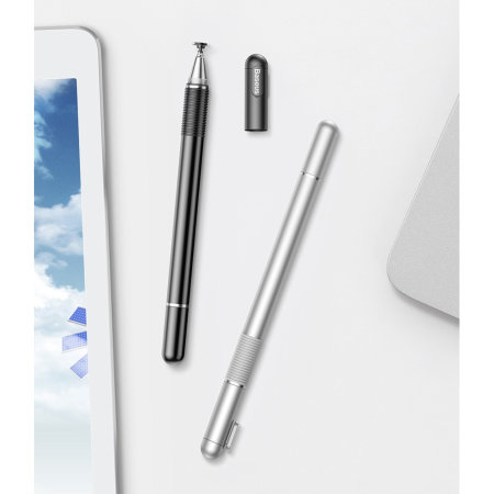 Baseus Capacitive Stylus With Precision Disc And Gel Pen - Black